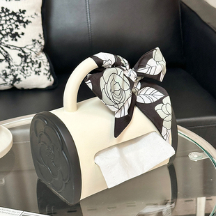 速发手提纸2盒轻奢高级水厅抽纸盒巾025新款 客滴餐纸收纳盒茶几纸