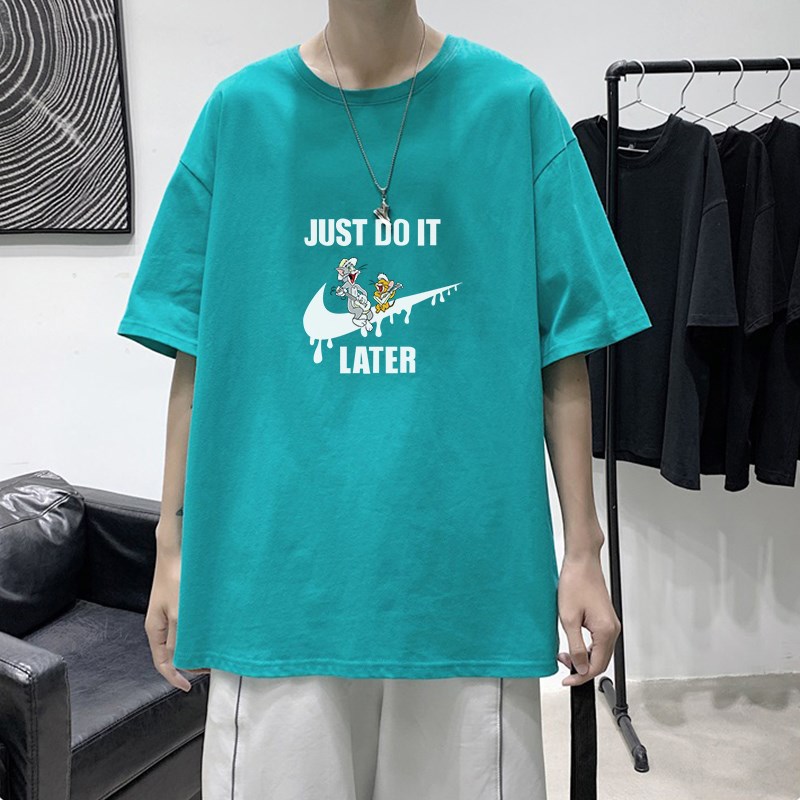 速发男士半t2恤袖025款国潮doit夏情侣T恤打底衫上衣服