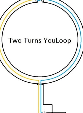 速发YouLoop Maget Atea用于HF和VHF的便携式无源磁环天线