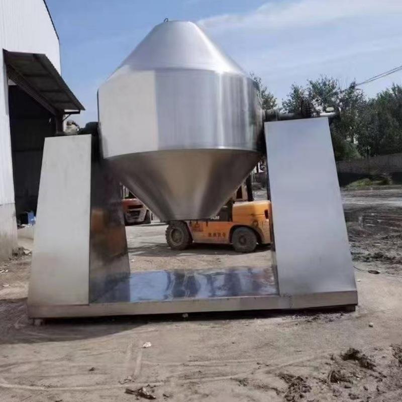 双锥回转真空干燥机用于钙镁磷搪瓷设备蛋白酶精盐烘干机