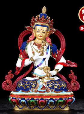 速发金刚萨西佛像埵藏传密宗纯铜家绘居家供奉彩用佛像摆件