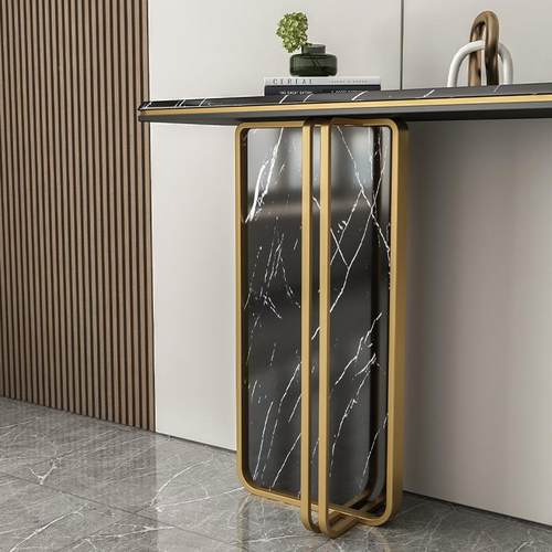 意式X00001入户靠墙玄关桌轻架奢简约置现极窄玄关台物代玄关柜端