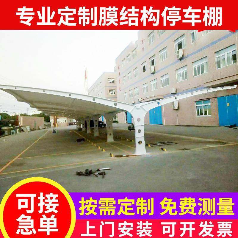 结构双开005汽车车蓬固定遮雨棚户外大型机动车停车阳棚膜自行遮
