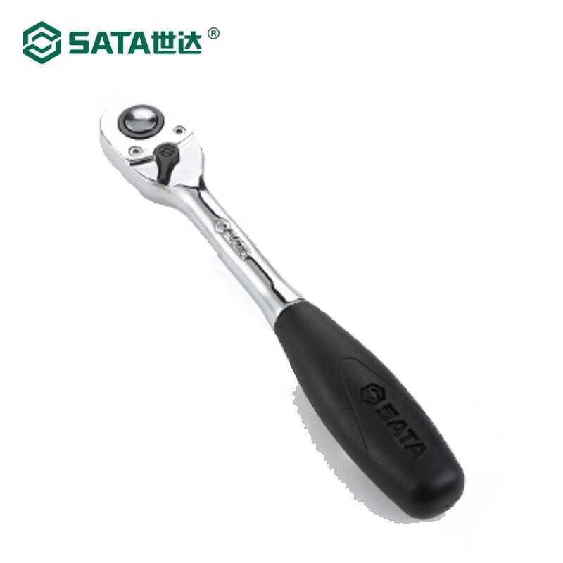 世达（SATA）10MM系列专业快速脱落棘轮扳手8" 12902