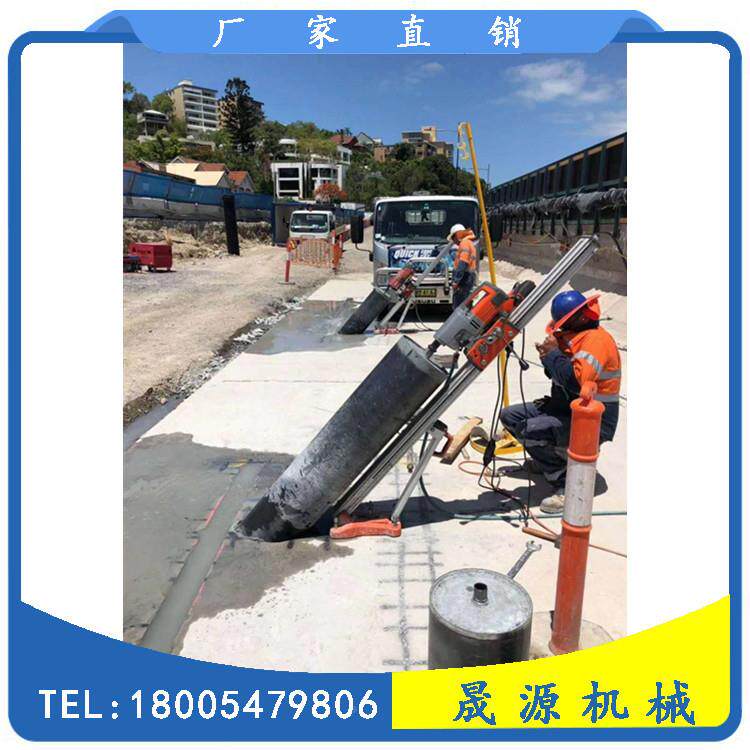电动孔取芯机拱仰HZ-500建筑混凝土钻孔取芯机岩石钢筋混钻凝深孔