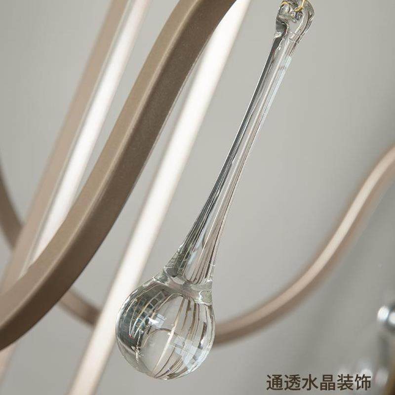 美式大235灯客厅别墅复式楼民法式轻奢美式创铁艺吊意水晶宿餐厅,家装灯饰光源,智能吊灯,淘宝优惠券,粉丝福利购,淘宝优惠卷