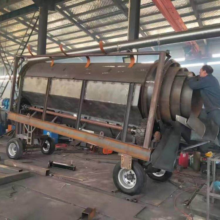 移动式筛振动筛沙1015型机筒煤炭砂石滚分机小型混凝土沙石筛石机