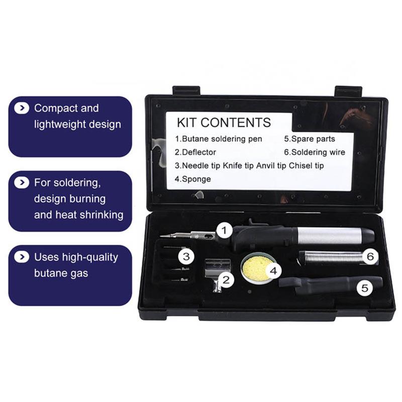 多功能迷你0绳气体电气FK-062烙铁6无合11合1焊接套装专业便携焊