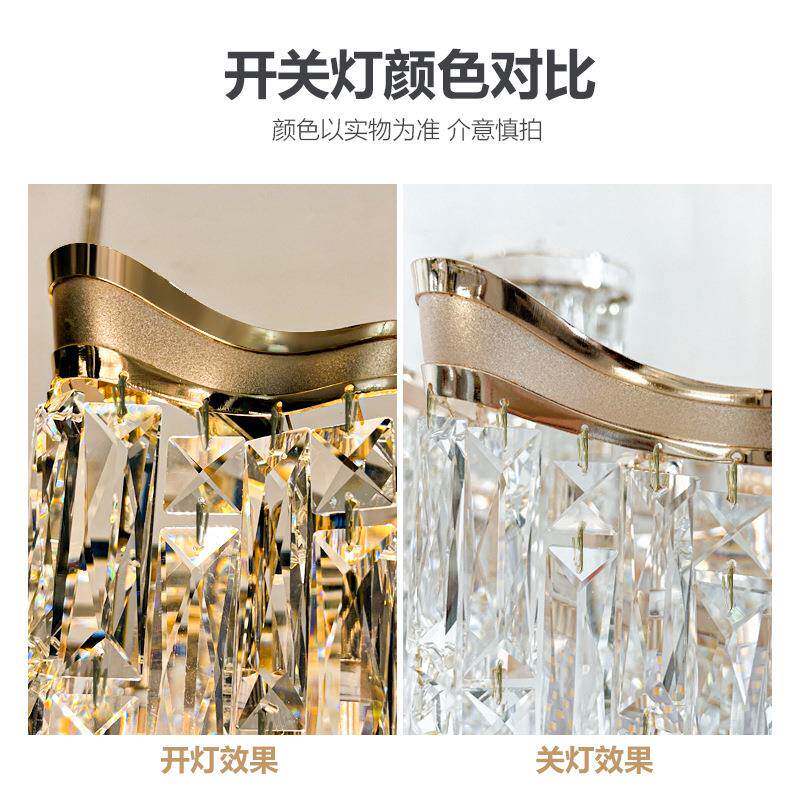 轻奢水晶灯厅吊灯个卧性大气202款DRY5新客大厅客餐厅房间室欧式