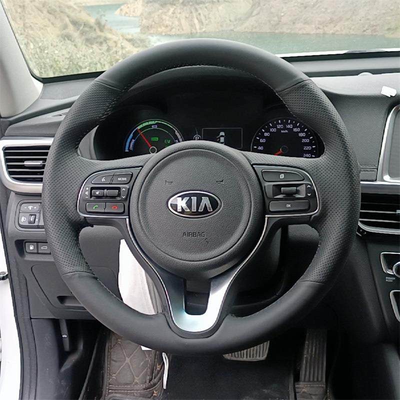 亚K4凯绅专用手缝方福MLU向盘套起亚K5起KX5KXKX7索兰托瑞迪把套