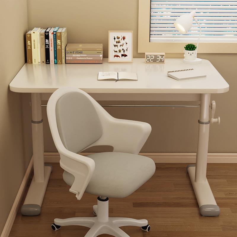 手摇升降桌学子书电脑桌家用卧室学习桌桌厂家直供生写字桌简易办