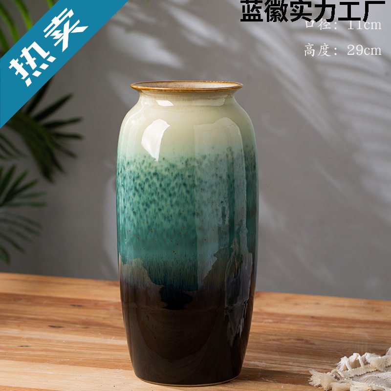 现代简约陶瓷水培花瓶客厅摆件