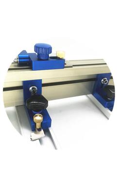 VZQ推把锯靠山限位挡块改装工作台山刻机电圆靠靠雕山挡块