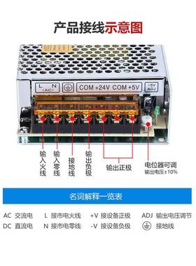 伟双组D-350A537/200/50C两路B输出开关电源5V12V24V1变明压器50