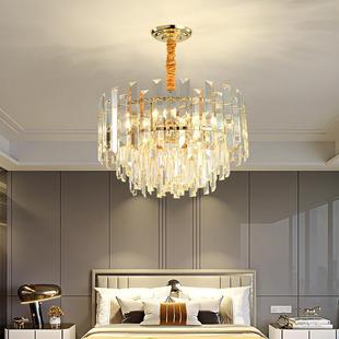 出水晶吊轻奢灯具式 极简卧室餐厅灯 法客厅灯大厅主口灯意灯MXB式