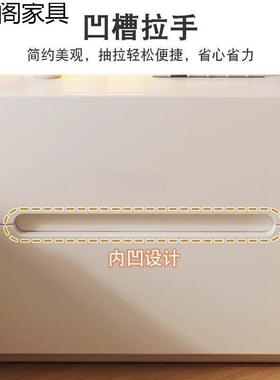 实木床头现置代家用卧柜简约物架简室易收纳小型床边柜TTM床边储