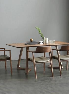 pp肯纯实MHM木家白蜡餐椅尼迪总统广岛d椅白蜡餐厅用洽谈会议简约