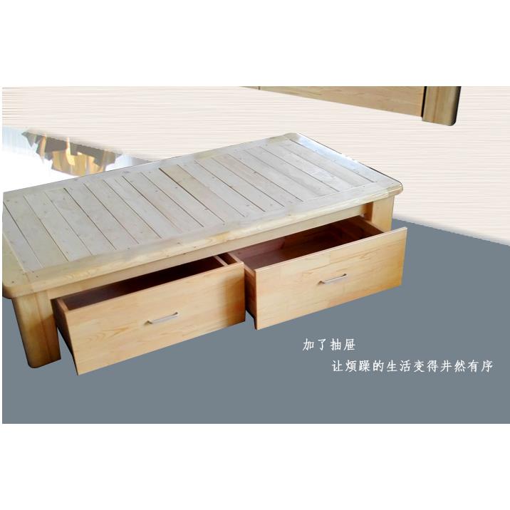 14I实榻木床榻床单双人床架排骨架简约松木无床F755M88S头出租1米