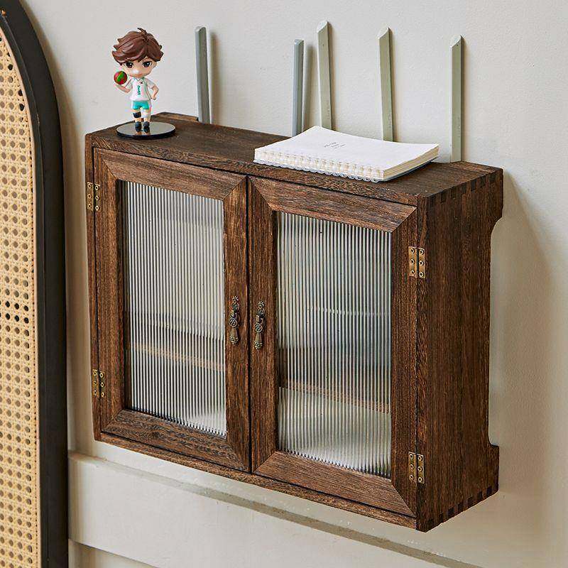 电箱箱路NAP由器收纳壁挂置物架遮实木客厅盒集线弱箱多媒体信息