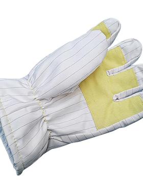 180度白色芳纶洁5净耐高温VKW手套286cm3cm无尘防静电半导体XU010