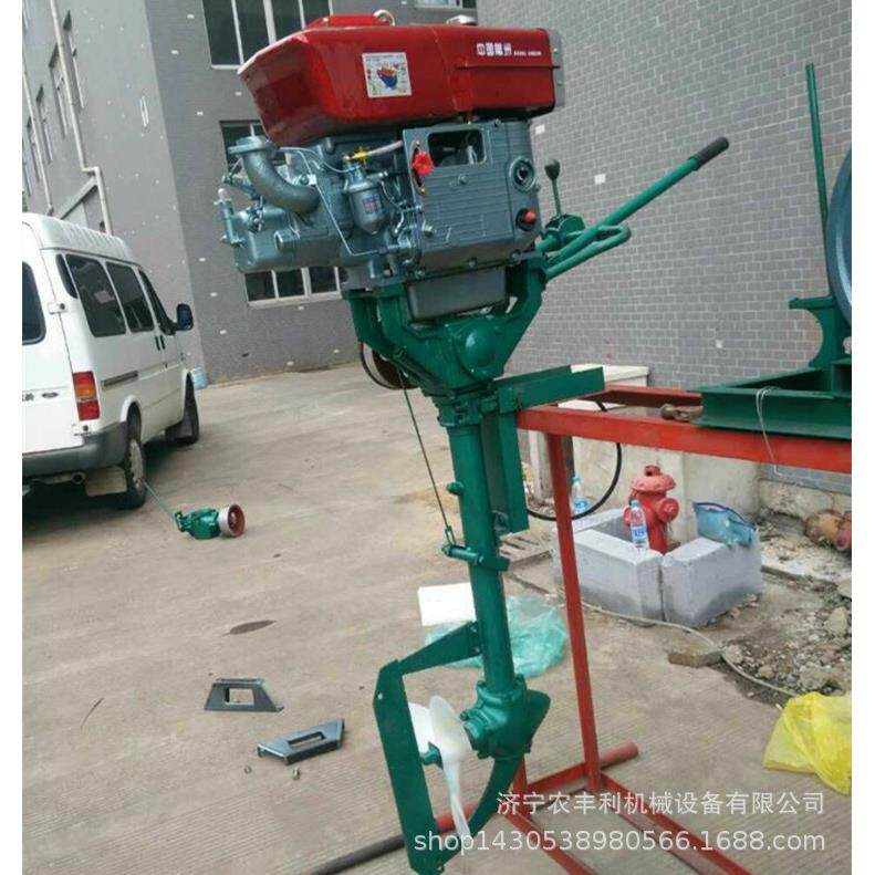 RL-6.0B木船铁皮船柴油挂机小型渔船挂机柴船油桨尾机厂家挂生产