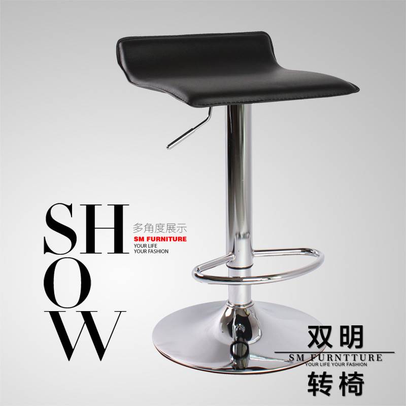 时尚酒吧椅 高脚吧台凳 接待椅 理发师工作凳 升降小方凳