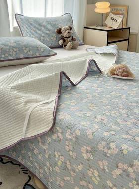 棉床盖单件全QOF棉榻榻米层专用绗单缝三加厚纯床床罩三件套四季