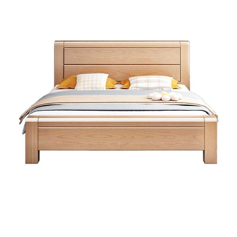 加厚榉木木床安星家具工厂直销1.8双人1实米5单人床2米原x2米大床