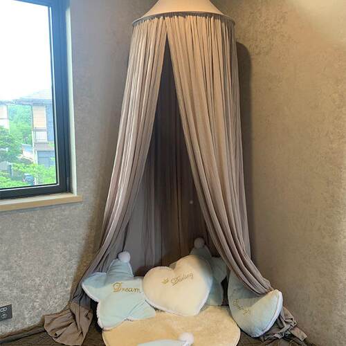 欧hao002式公主床水棉儿洗帐童玩具屋读书角蚊帐遮光婴童幔工厂防