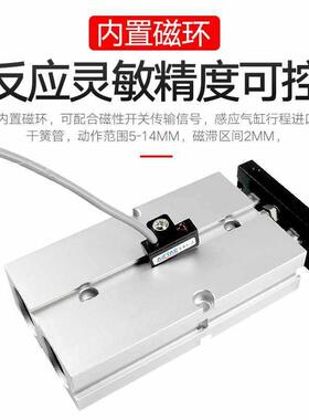 双轴推双FCY杆气缸长行程TDA气缸大力T0N116X20X2X5X32*15X30X40X