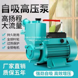 家用自吸泵抽220V增压泵高MDO扬全自动水自吸水机泵离心泵大功程