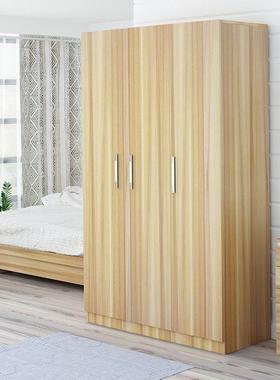 衣柜简约现代经济型单装组实JSU木板式租房宿舍双简易人人家用小