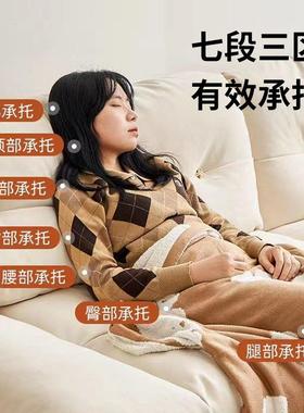 奶油布艺发客厅小户简约现代轻沙奢科dmdm技布艺风家型用直排云朵