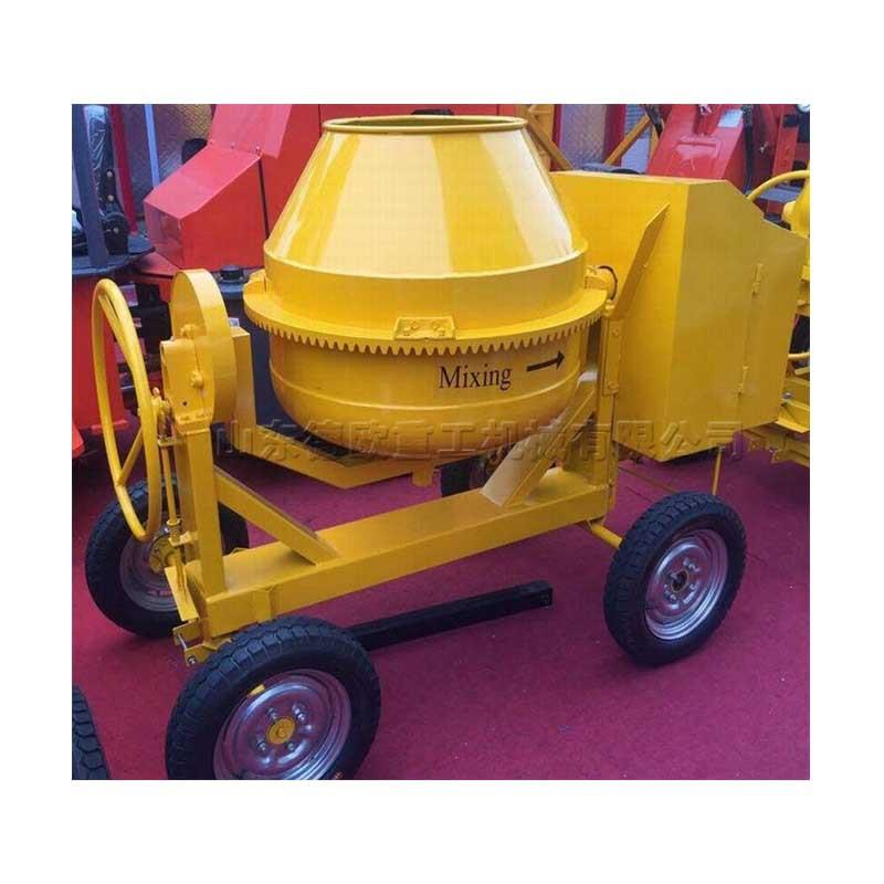 柴油QLL动力半干浆搅砂拌型混凝土搅拌机建筑工地滚筒拌小料机