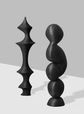 简约现代抽象艺术雕塑几何脂KYC树摆件家居板房楼样处装饰桌面售