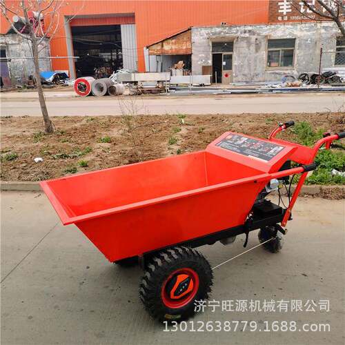 工程运输油YGR手汽推车爬坡能力油强汽油手车推农用汽动力翻斗车