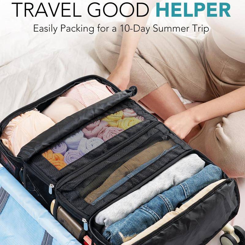 爆款旅学行衣服收纳袋层衣柜理COD多袋大容量宿舍整生悬挂式袋