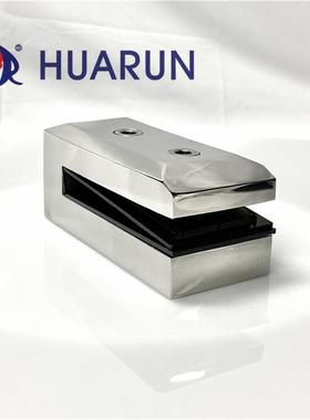 固双相2205靠墙CNK钢玻夹泳池夹玻璃栏杆底座不璃锈钢定玻璃夹