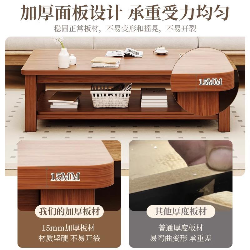 茶桌实木办公室大板泡茶桌岩板中式家用小户型轻奢阳台休闲小茶台