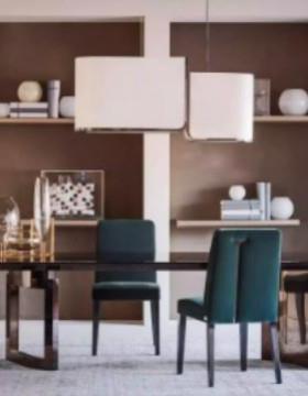 日式DFI展创意床客厅餐厅卧室书房设计师板房布艺轻后奢现代厅样