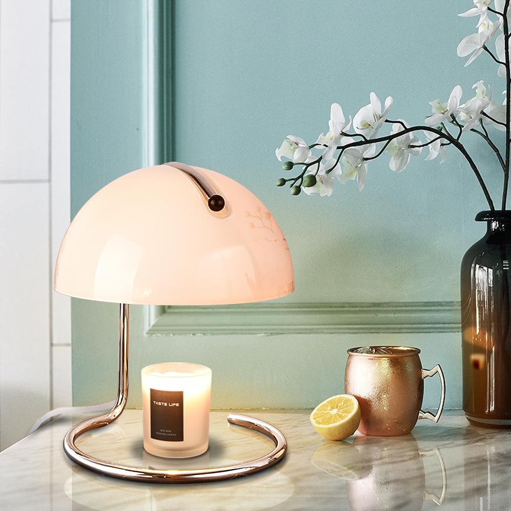 网红auhau豪s包斯床头无火香薰灯灯中秋小TD1252 礼品B台融蜡灯熔