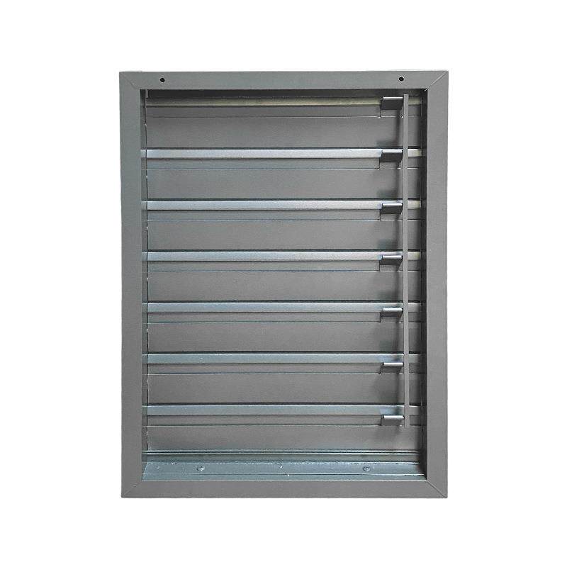 防水铝合金百叶窗格检修口电动栅通防风口水防腐手动免259叶打孔