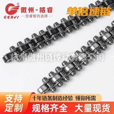 新能龙源流线差速链条70UGA8BS-水C2单倍速钢质/尼大滚轮装配线链