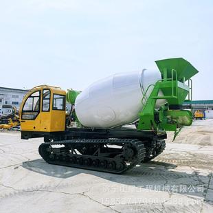农混田陡坡带凝土履搅拌车地铁隧道浇筑水泥罐车LG-4174式链轨商