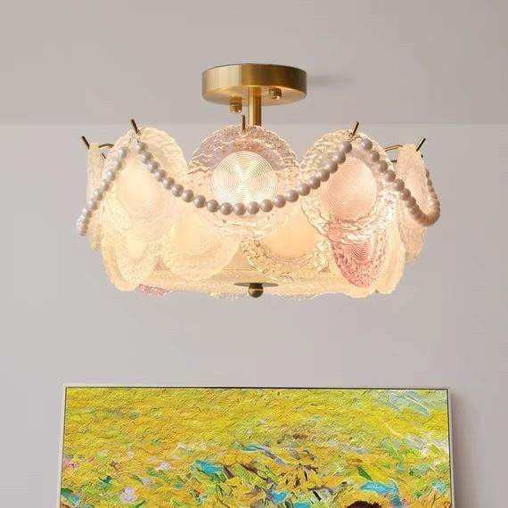 全谱法吸顶奶贝油光风客厅现代简约主卧式室网红护眼彩色圆环854,家装灯饰光源,智能吊灯,淘宝优惠券,粉丝福利购,淘宝优惠卷