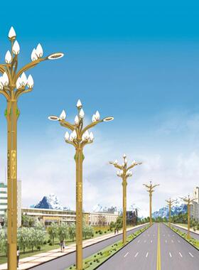 户外大型玉OJC兰灯观组市合灯华景灯8米15米led中灯政照明灯莲花