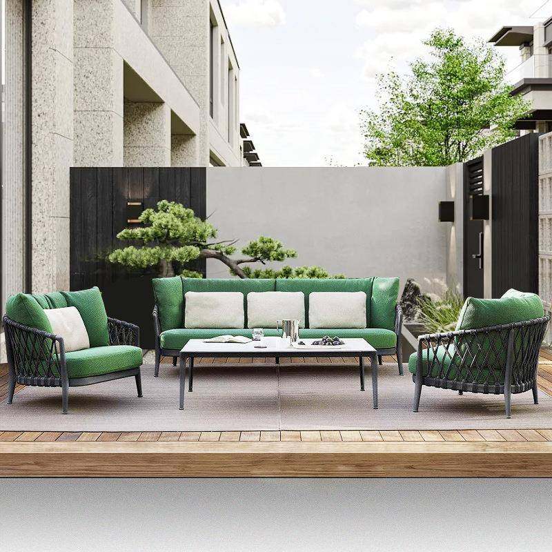 144户露外绳编沙发庭院防阳防晒不水锈钢阳台铝合金组合台别墅光,住宅家具,户外沙发,淘宝优惠券,粉丝福利购,淘宝优惠卷