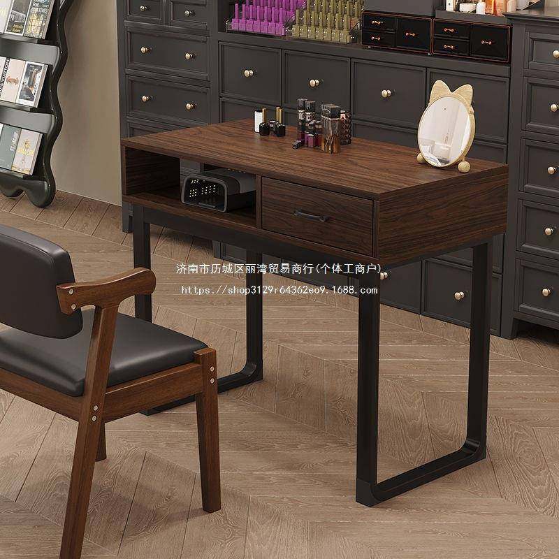 复美式美桌椅单362甲双人简约双层收纳济型经美甲古台,商业/办公家具,美甲台,淘宝优惠券,粉丝福利购,淘宝优惠卷