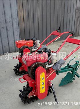 型链轨式翻地28761机173柴用油风冷微耙耕机小家开沟地机