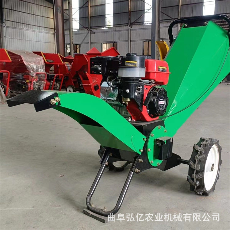 养殖业青储秸秆稻麦粉碎机社区绿化园林碎枝机果园树枝藤条打碎机